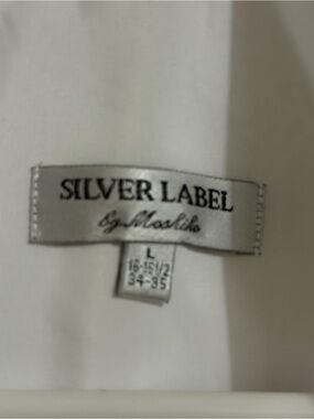 White Men's Dress Shirt - Tailored Classic